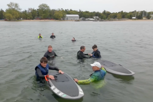 2 board group efoil lesson