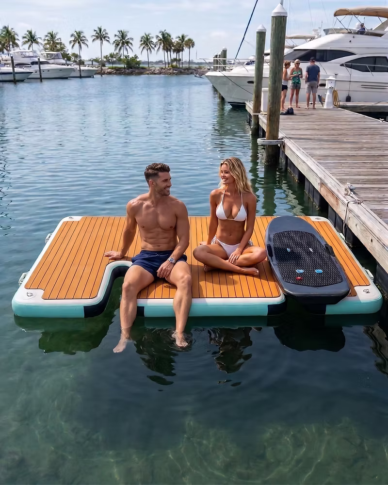 Inflatable Hydrofoil Docking Station